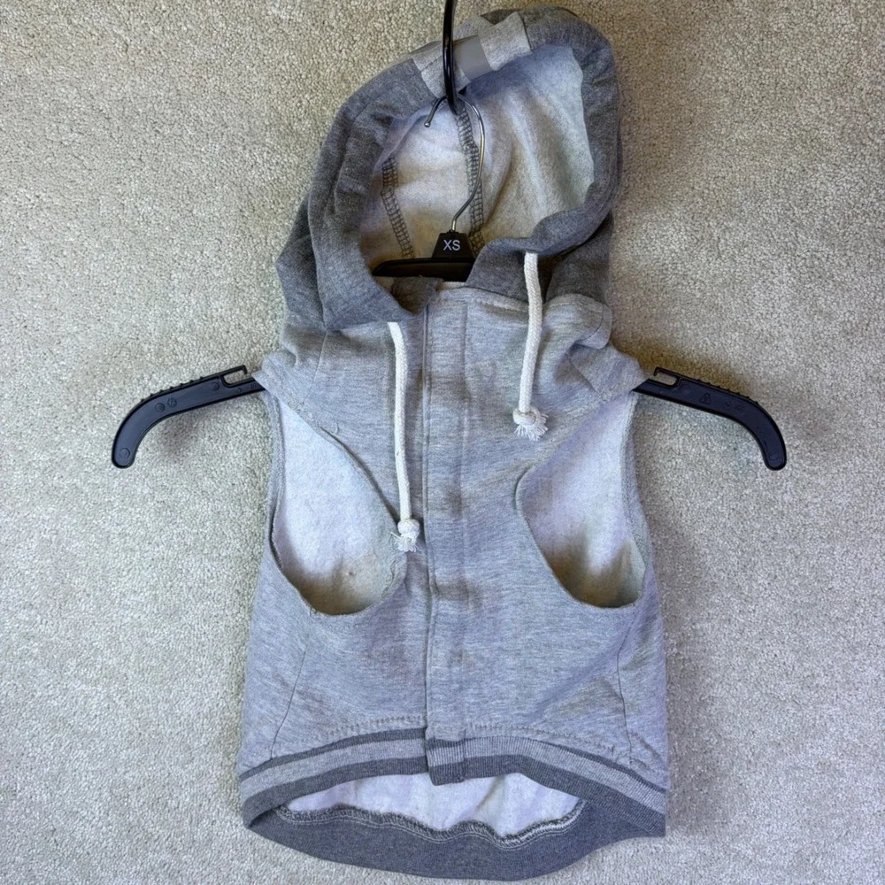 Little Earth Michigan Wolverines Pet Hoodie Dog Size‎ Large Gray Reflective NCAA